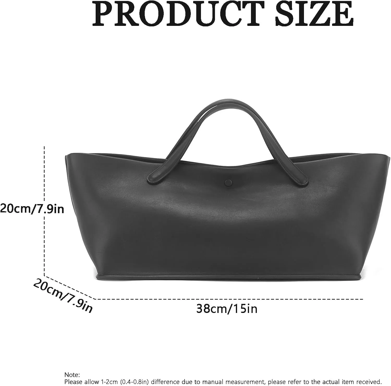 Tote Bag for Women,Genuine Leather Top Handle Handbag, Large Fashion Satchels, Lightweight Casual Hobo Purse.