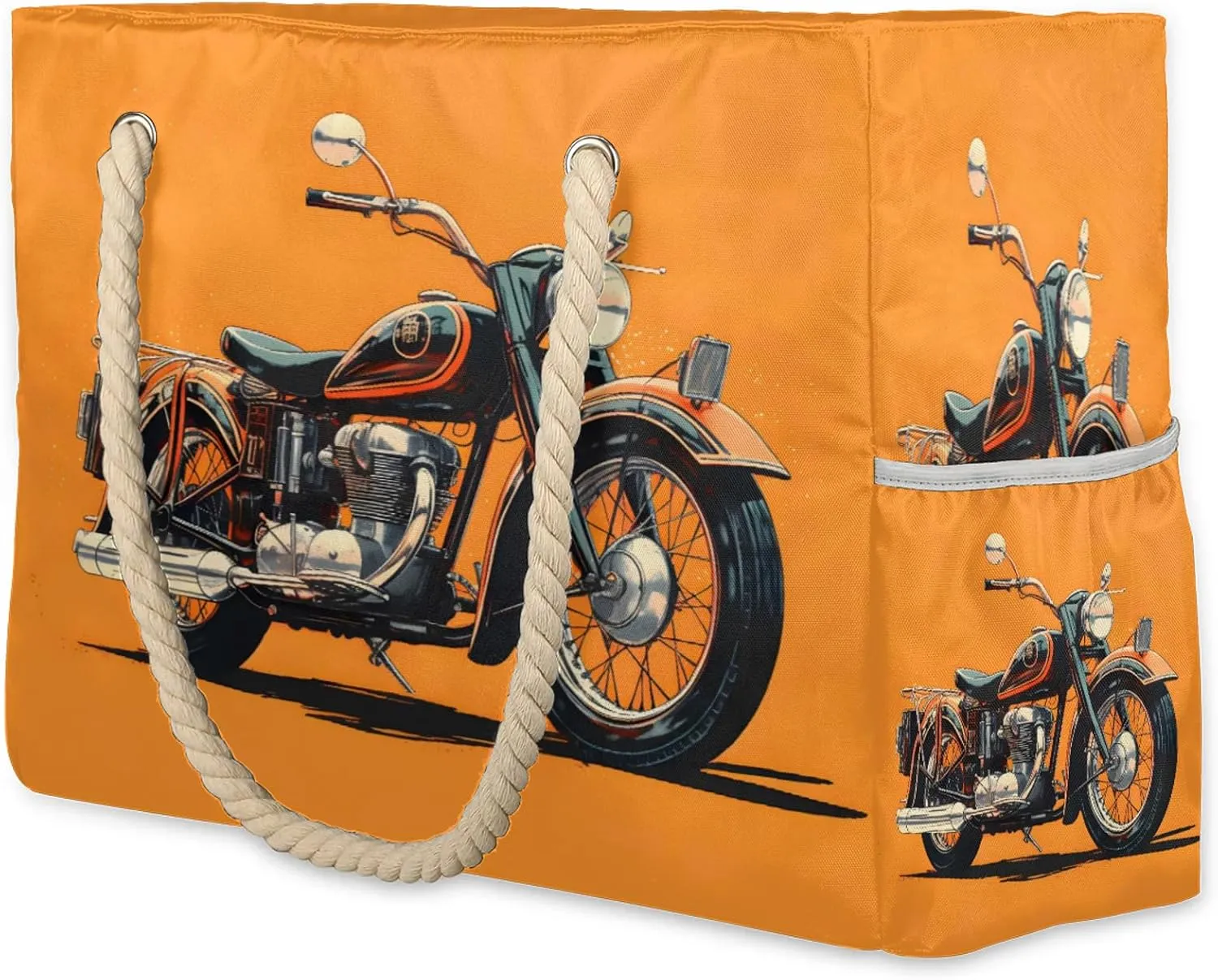 Tote Beach Bags for Women with Zipper Large Waterproof Sandproof Swim Pool Gym Travel Bag