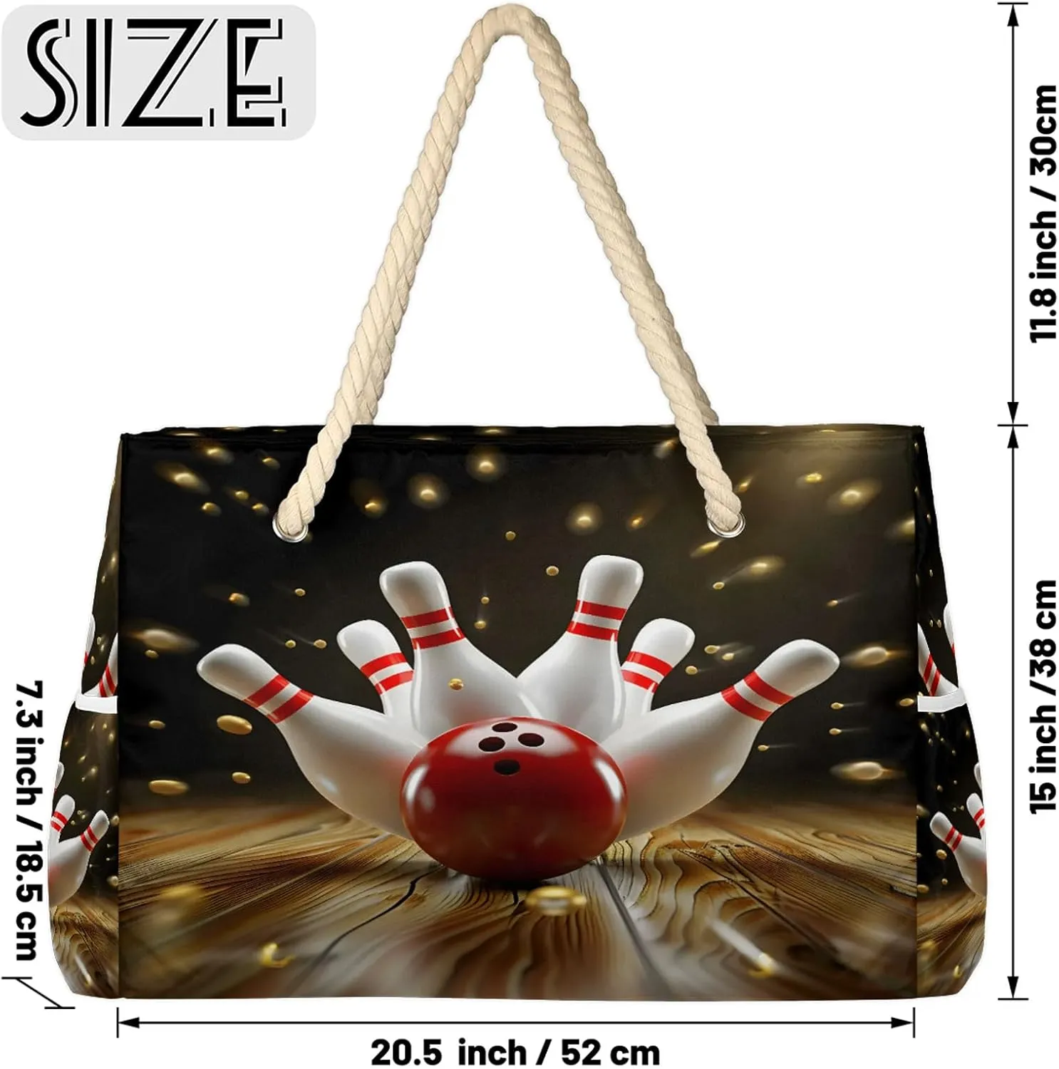 Tote Beach Bags for Women with Zipper Large Waterproof Sandproof Swim Pool Gym Travel Bag