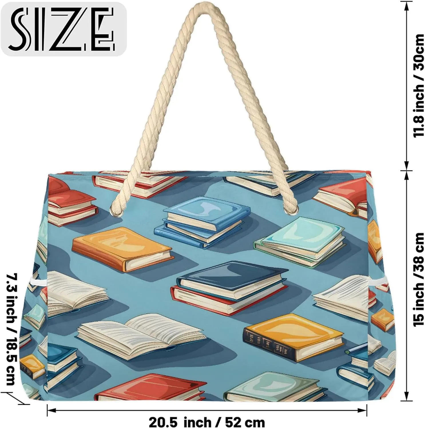 Tote Beach Bags for Women with Zipper Large Waterproof Sandproof Swim Pool Gym Travel Bag