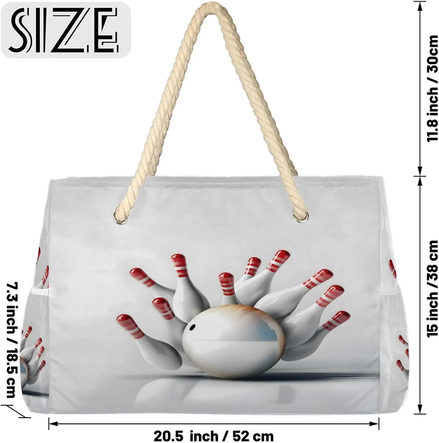 Tote Beach Bags for Women with Zipper Large Waterproof Sandproof Swim Pool Gym Travel Bag