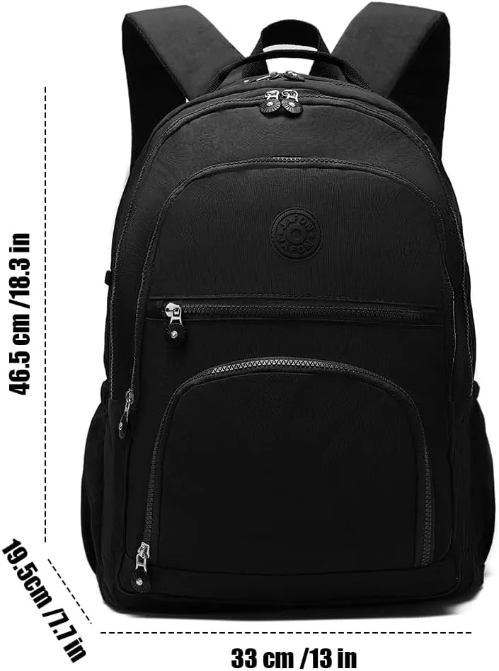Travel Backpack, Laptop Backpacks for Men Women, Water Resistant College Backpacks Airline Approved Business Work Bag with USB Charging Port Fits 18.3 Inch Computer Bookbags, Rose Red