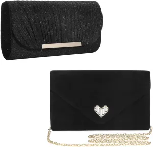 UBAYMAX Evening Bag Clutch Purses for Women Lady Girl Handbags Crossbody Bag Wedding Bag for Prom Cocktail Party Wedding Engagement
