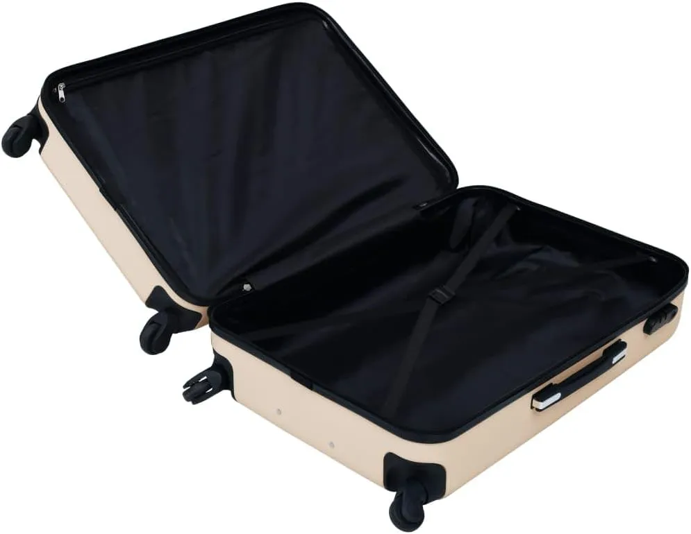 vidaXL Luxury Gold ABS Hardcase Trolley - Lightweight, Durable, and Secure for Travel and Business