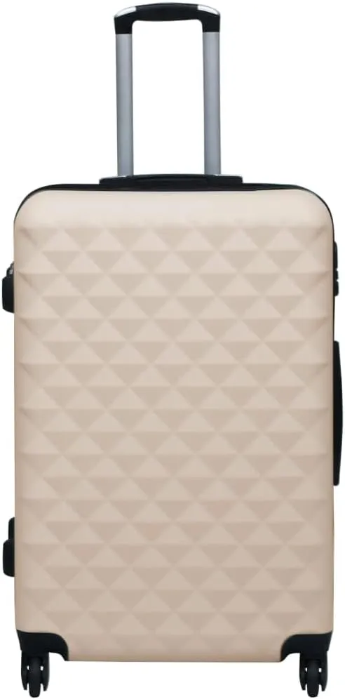 vidaXL Luxury Gold ABS Hardcase Trolley - Lightweight, Durable, and Secure for Travel and Business