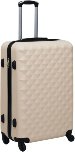 vidaXL Luxury Gold ABS Hardcase Trolley - Lightweight, Durable, and Secure for Travel and Business