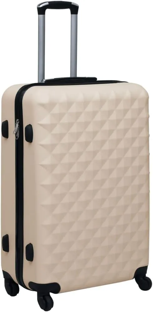 vidaXL Luxury Gold ABS Hardcase Trolley - Lightweight, Durable, and Secure for Travel and Business