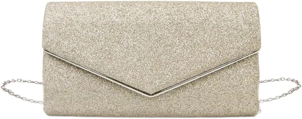 Women Evening Bag Formal Lady Purse Elegant Party Banquet Wedding Clutches Bags Handbag Female Shoulder Bag with Chain