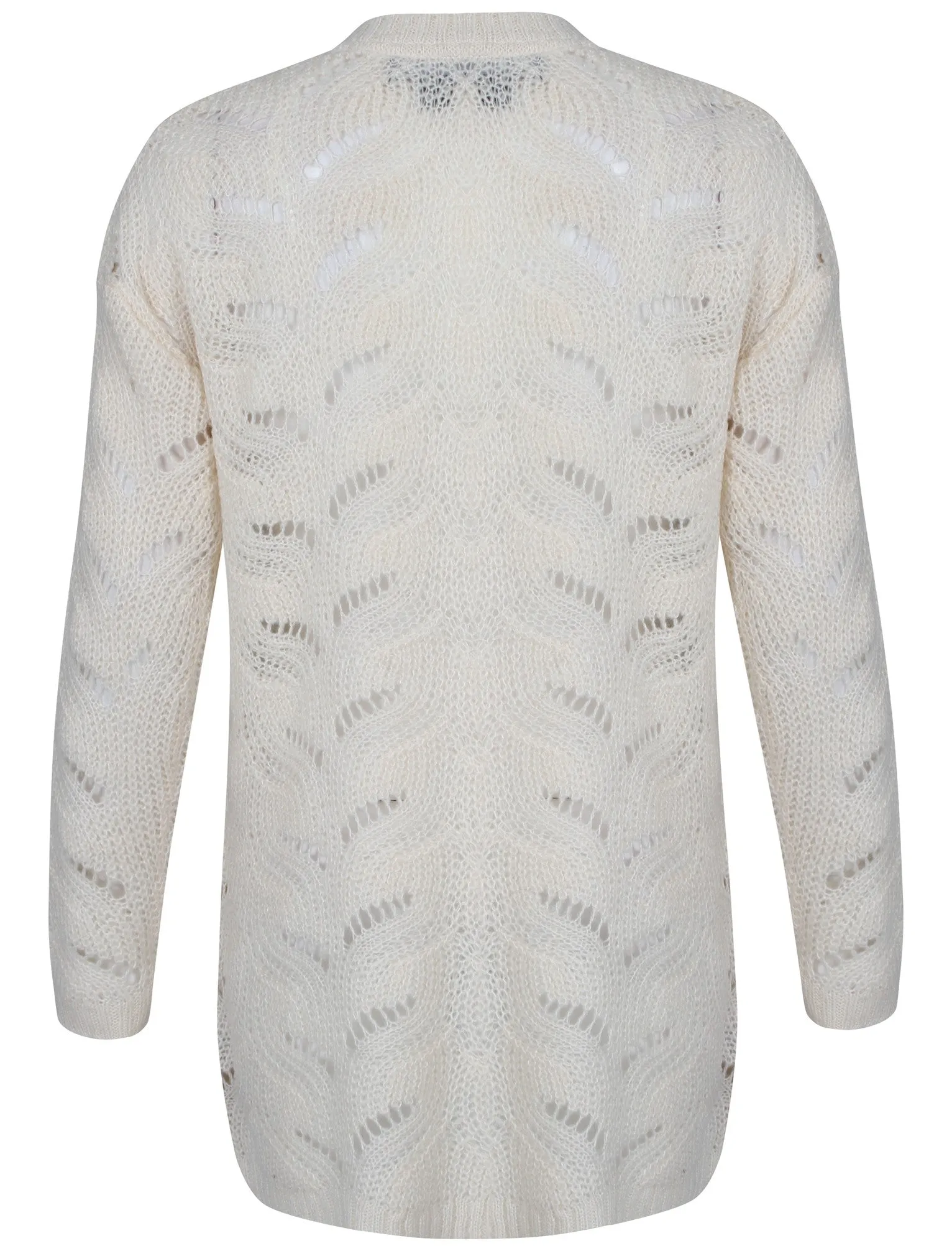 Womens Amara Reya Lilac Cardigan in cream