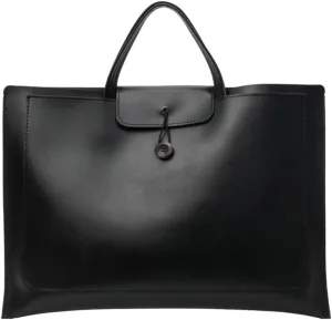 Womens Fashion Tote Bag Large Vegan Leather Handbag Vintage Purse Ladies Working Satchels Briefcase with Button 2 Sizes