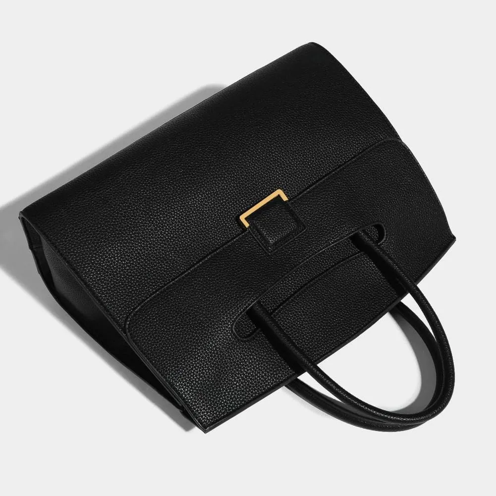 Womens Fashion Tote Bag Large Vegan Leather Handbag Vintage Shoulder Purse Ladies Working Satchels Briefcase
