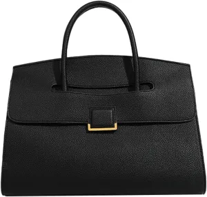 Womens Fashion Tote Bag Large Vegan Leather Handbag Vintage Shoulder Purse Ladies Working Satchels Briefcase