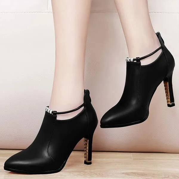 Women's Pointed-Toe High Heel Fashion Boots 97709792C
