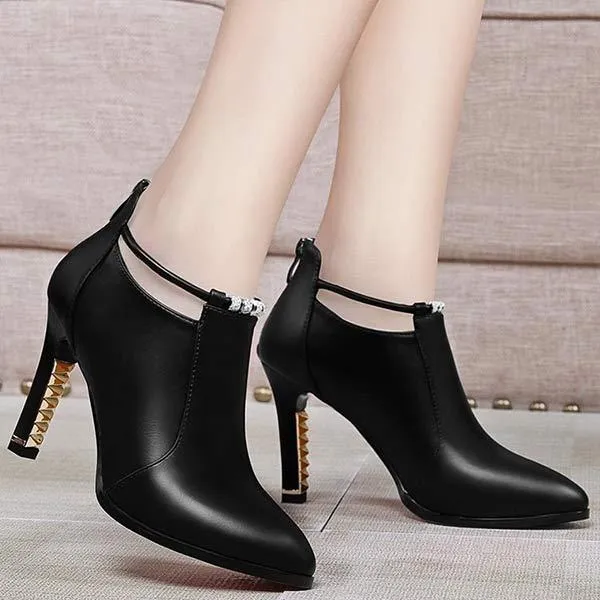Women's Pointed-Toe High Heel Fashion Boots 97709792C