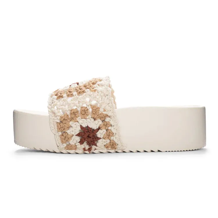 Worble Crochet Platform Sandal