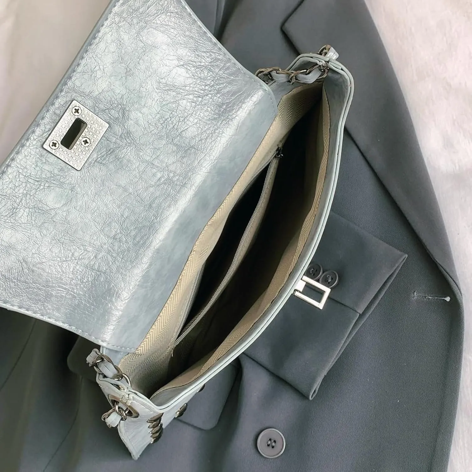 Y2k Studded Purse for Women Y2k Studded Crossbody Bag Studded Shoulder Bag Y2k Studded Satchels