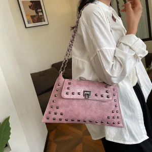 Y2k Studded Purse for Women Y2k Studded Crossbody Bag Studded Shoulder Bag Y2k Studded Satchels