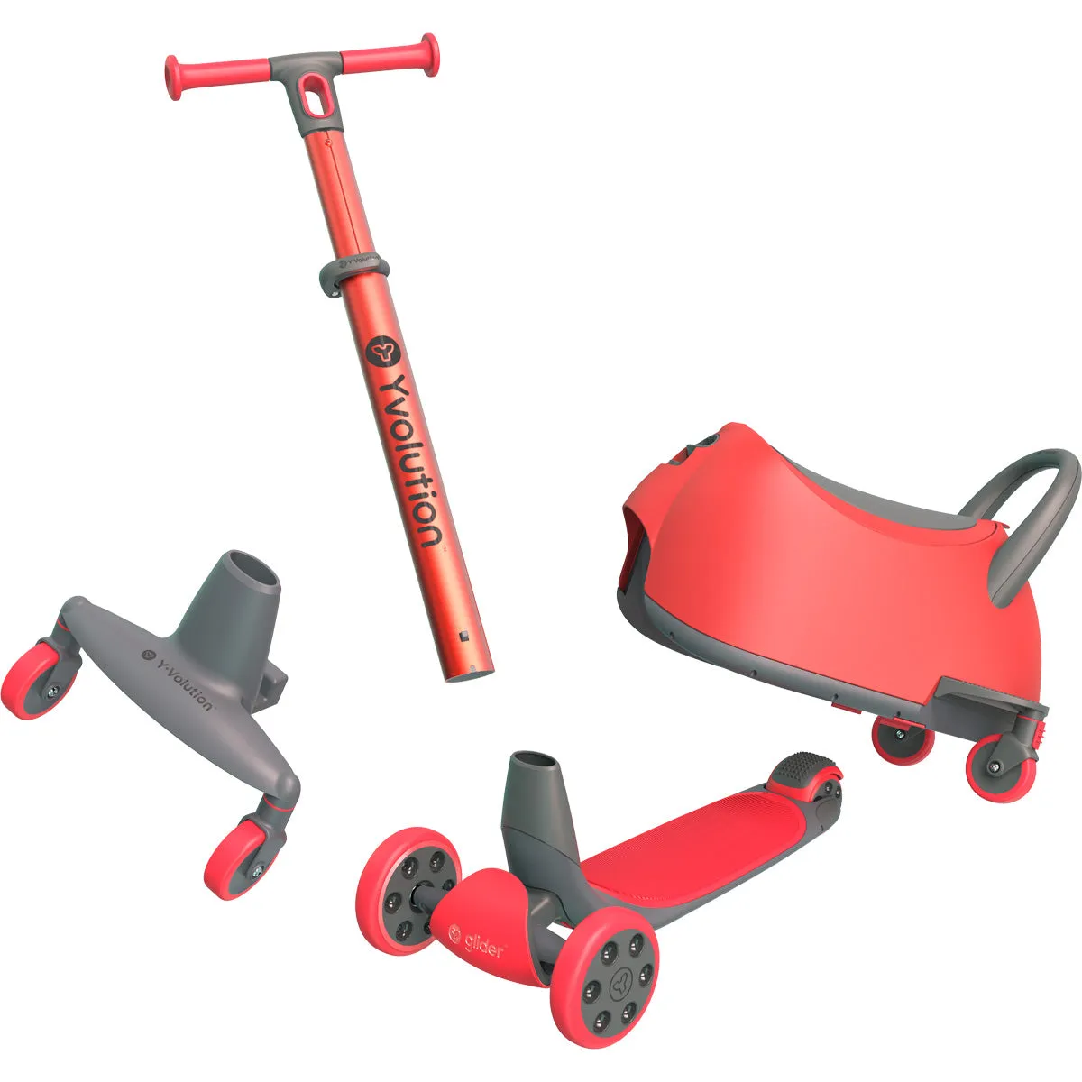 Yglider Luna 5-in-1 Roller Rider - Der ultimative Begleiter für abenteuerlustige Kids! 🌟🌈
