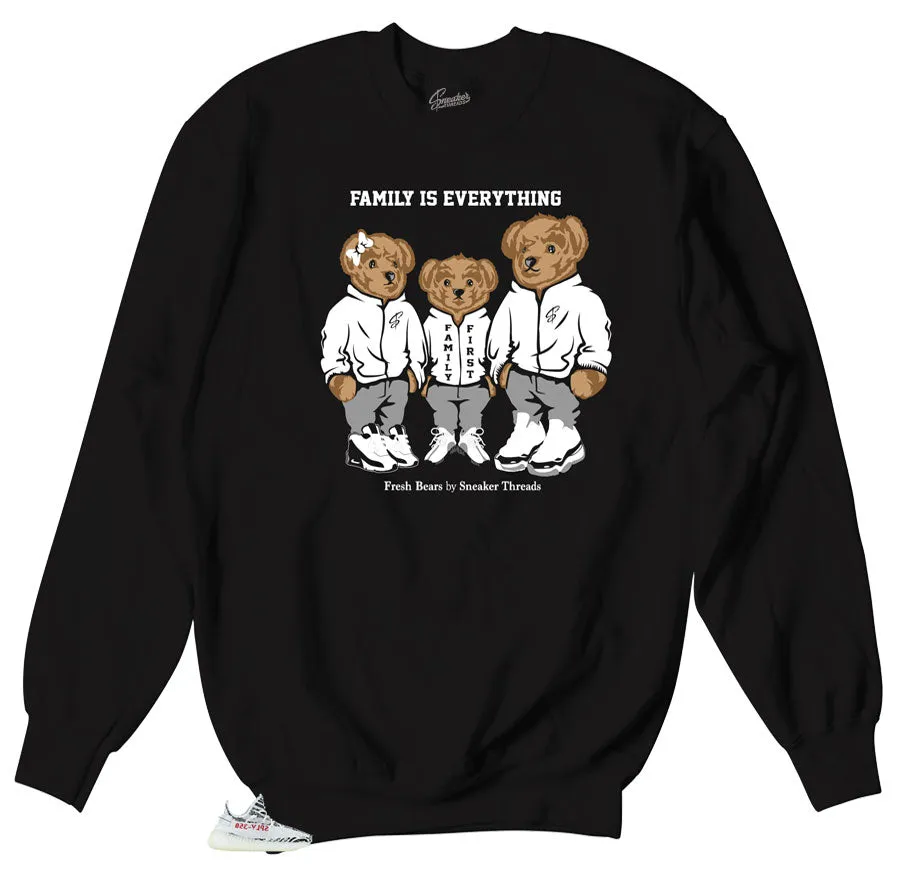 Zebra Sneaker Bears Sweater